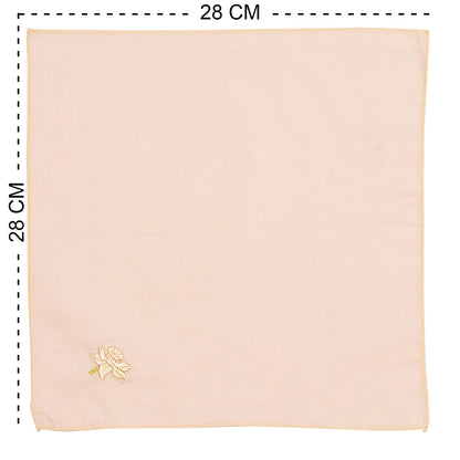 Caruso Italy Women's Embroidered 100% Pure Cotton Hankerchief Multicolor - Pack of 10